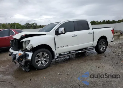 2018 Nissan Titan Sv из США, поврежденный, VIN 1N6AA1E54JN546653